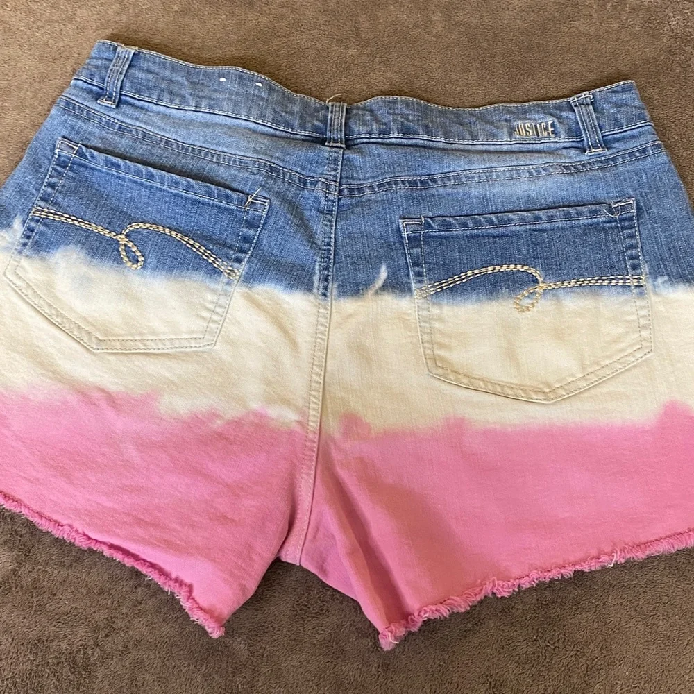 Justice size 20plus jean shorts
